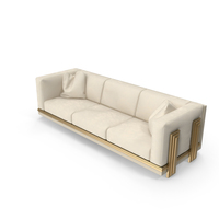 Three Seater Beige Sofa PNG & PSD Images