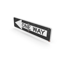 Road Sign One Way PNG & PSD Images