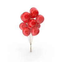 Red Balloons PNG & PSD Images