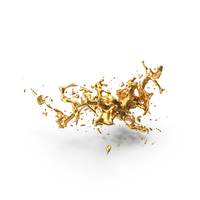 Gold Splash PNG & PSD Images