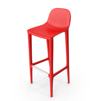 Red Broom Barstool PNG & PSD Images