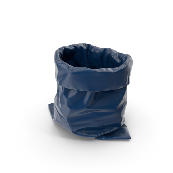 蓝色垃圾袋PNG和PSD图像