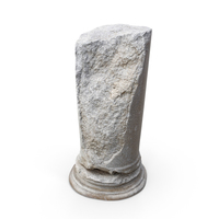 Medieval Stone Column Piece PNG & PSD Images