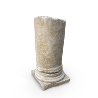 Medieval Stone Column Piece PNG & PSD Images