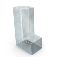 Ice Letter L PNG & PSD Images