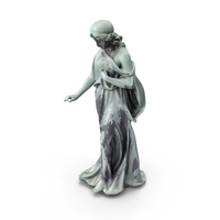 Bronze Woman Statue PNG & PSD Images