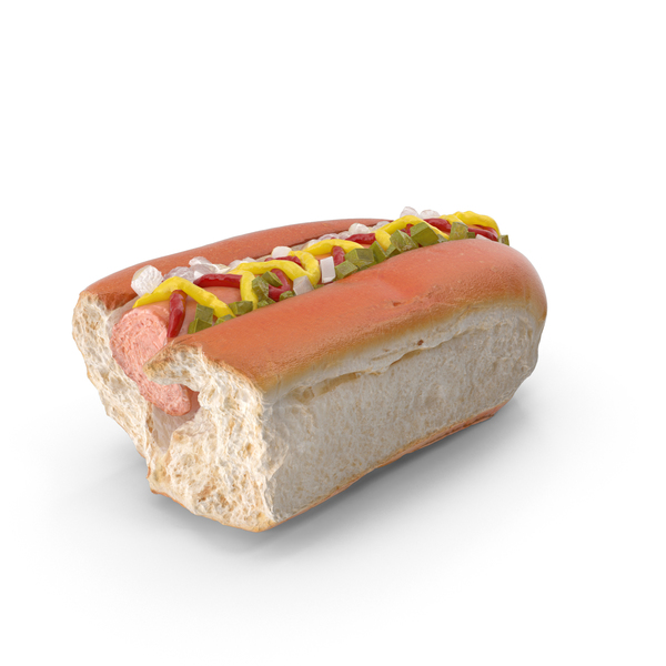 Hot Dog Bitten PNG & PSD Images