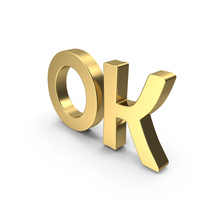 Golden OK PNG & PSD Images