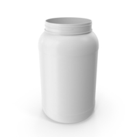 Plastic Bottle Wide Mouth Gallon White PNG & PSD Images