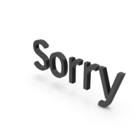 Sorry PNG & PSD Images