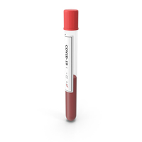 Coronavirus Positive Test Tube PNG & PSD Images