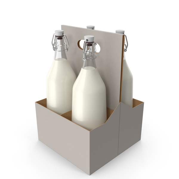 Milk Bottle Case PNG & PSD Images