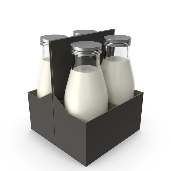 Milk Bottle Case PNG & PSD Images