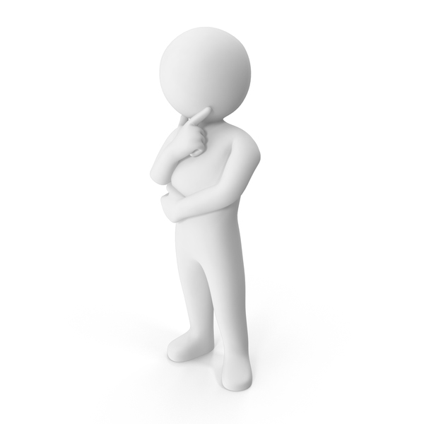 Stickman Thinking PNG & PSD Images