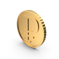 Gold Coin RUB PNG & PSD Images