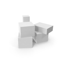 Cardboard Box Set PNG & PSD Images