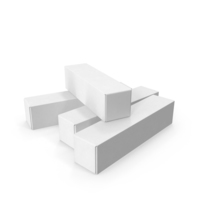 Cardboard Box Set PNG & PSD Images