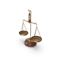 Balance Scales with Weights PNG & PSD Images