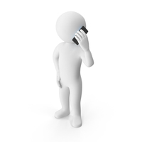 Stickman Talking On Phone PNG & PSD Images