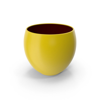 Ceramic Pot Yellow PNG & PSD Images