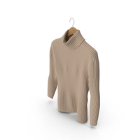 Men's Sweater Beige PNG & PSD Images