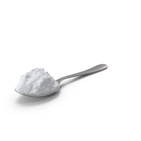 Steel Spoon Full With Flour PNG & PSD Images