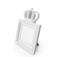 Baroque Photo Frame White PNG & PSD Images