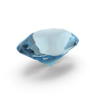 Diamond Oval Cut Aquamarine PNG & PSD Images