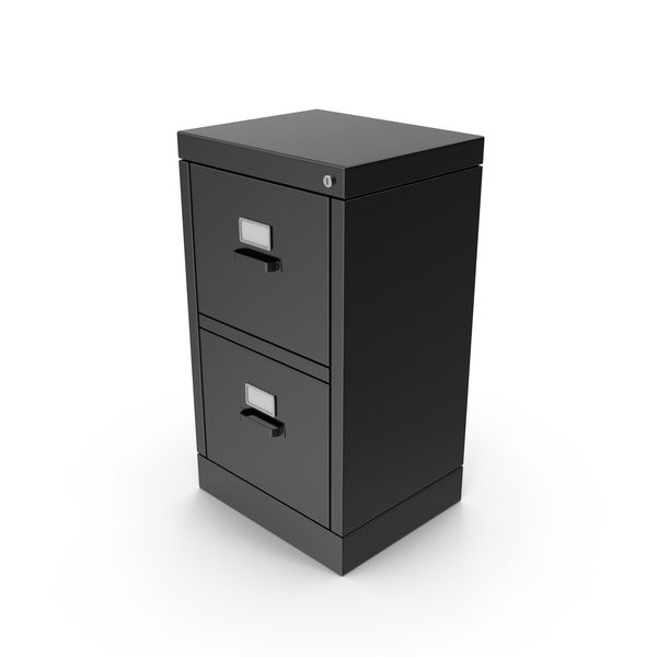 Black File Cabinet PNG & PSD Images