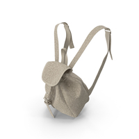 Women's Backpack Beige PNG & PSD Images