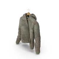 Women's Down Jacket Dirty On Hanger PNG & PSD Images