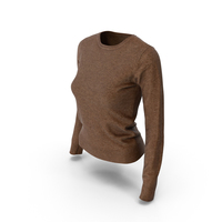 Women's Pullover Brown PNG & PSD Images