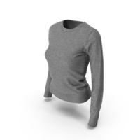 Women's Pullover Gray PNG & PSD Images