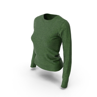 Women's Pullover Green PNG & PSD Images