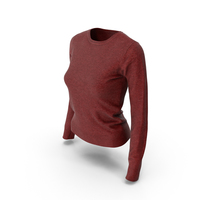 Women's Pullover Red PNG & PSD Images