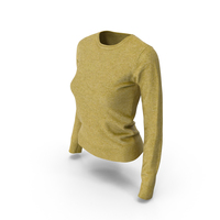 Women's Pullover Yellow PNG & PSD Images