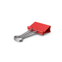 Binder Clip Red PNG & PSD Images