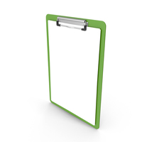Clipboard Paper Green PNG & PSD Images