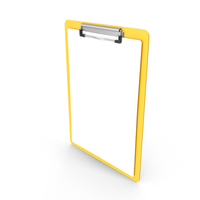 Clipboard Paper Yellow PNG & PSD Images