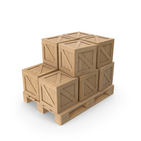 Cargo Boxes and Pallets PNG & PSD Images