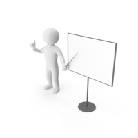 Stickman Presenting PNG & PSD Images