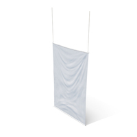 Rippling Banner Vertical White PNG & PSD Images
