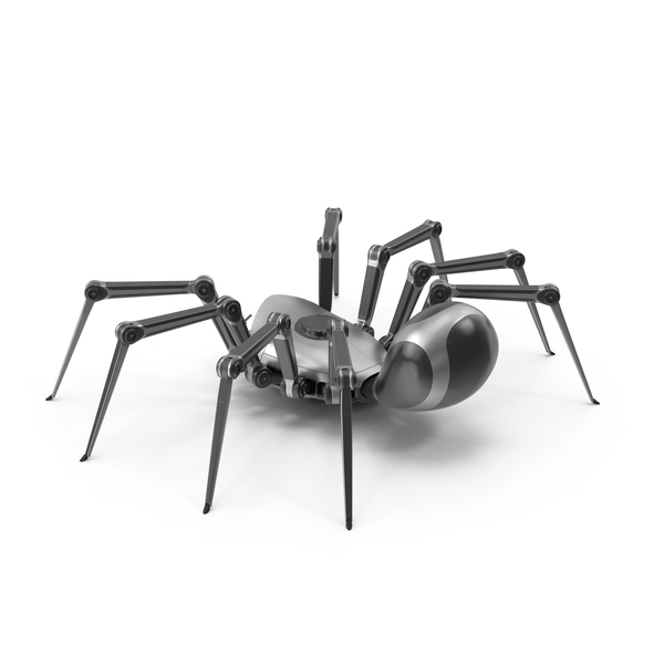 Robot Spider Metal Black PNG & PSD Images