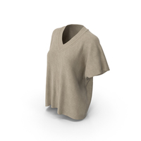 Women's T-Shirt Beige PNG & PSD Images