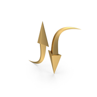 Arrows Gold PNG & PSD Images
