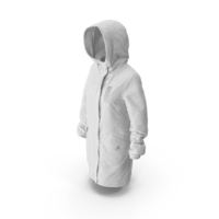 Women's Down Jacket White PNG & PSD Images