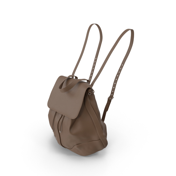 Women's Backpack Brown PNG & PSD Images