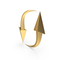 Arrows Gold PNG & PSD Images