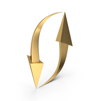 Arrows Gold PNG & PSD Images