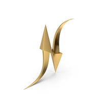 Arrows Gold PNG & PSD Images